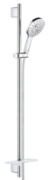 GROHE RAINSHOWER SMARTACTIVE 130 sprchová souprava 4-dílná, ruční sprcha pr. 130 mm, 3 proudy, tyč, hadice, polička, chrom