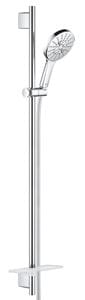 GROHE RAINSHOWER SMARTACTIVE 130 sprchová souprava 4-dílná, ruční sprcha pr. 130 mm, 3 proudy, tyč, hadice, polička, chrom