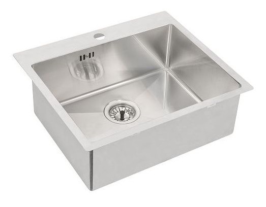 ALVEUS QUARTO 10 nerezový dřez 550x480 mm, otvor pro baterii 1124382 Obrázek - fotka