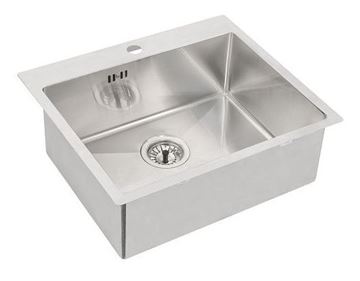 ALVEUS QUARTO 10 nerezový dřez 550x480 mm, otvor pro baterii 1124382 Obrázek - fotka
