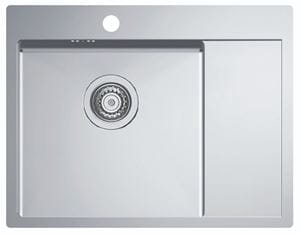ALVEUS QUARTO 20 nerezový dřez 550x480 mm, otvor pro baterii, odkapávač vpravo