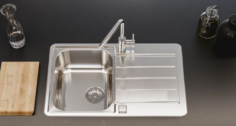 ALVEUS LINE MAX 80 nerezový dřez 790x500 mm, otočný, odkapávač 1136608 Obrázek - fotka