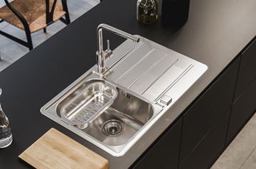 ALVEUS LINE MAX 80 nerezový dřez 790x500 mm, otočný, odkapávač 1136608 Obrázek - fotka