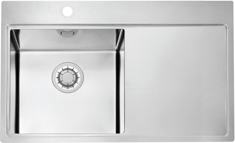 ALVEUS PURE 40 QC L nerezový dřez 790x525 mm, otvor pro baterii, odkapávač vpravo 1149514 Obrázek - Hlavní obrázek