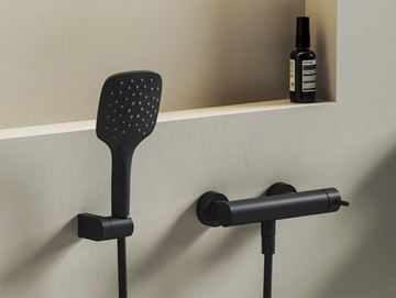 RAVAK NOX NX 032.20BLM sprchová nástěnná baterie, matná černá X070651 Obrázek - fotka