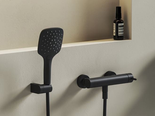 RAVAK NOX NX 032.20BLM sprchová nástěnná baterie, matná černá X070651 Obrázek - fotka
