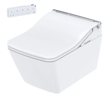 CONCEPT 300 WASHLET závěsné WC s bidetovým sedátkem, Rimless, hranaté