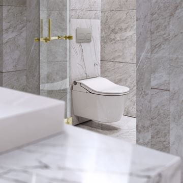 CONCEPT 300 WASHLET závěsné WC s bidetovým sedátkem, Rimless, kulaté 542ERY-CON-WCR+801EG Obrázek - fotka