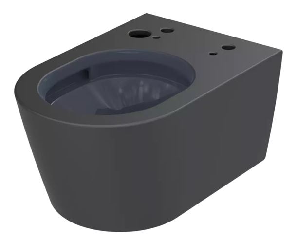 CONCEPT 300 WASHLET závěsné WC s bidetovým sedátkem, Rimless, kulaté, matná černá CW542ERY#MBL+TCF80 Obrázek - fotka