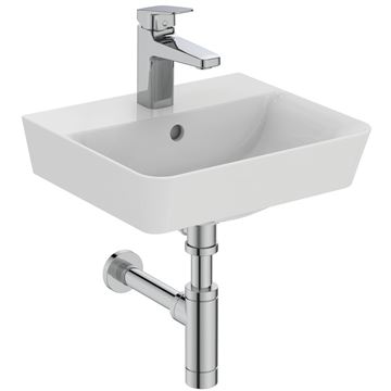 CONCEPT CUBE 2.0 umyvadlo 40 cm, s otvorem pro baterii a přepadem E076901 Obrázek - fotka