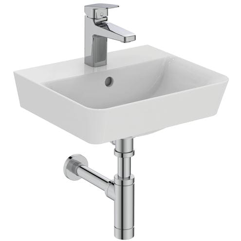 CONCEPT CUBE 2.0 umyvadlo 40 cm, s otvorem pro baterii a přepadem E076901 Obrázek - fotka