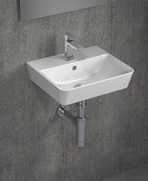 CONCEPT CUBE 2.0 umyvadlo 40 cm, s otvorem pro baterii a přepadem E076901 Obrázek - fotka