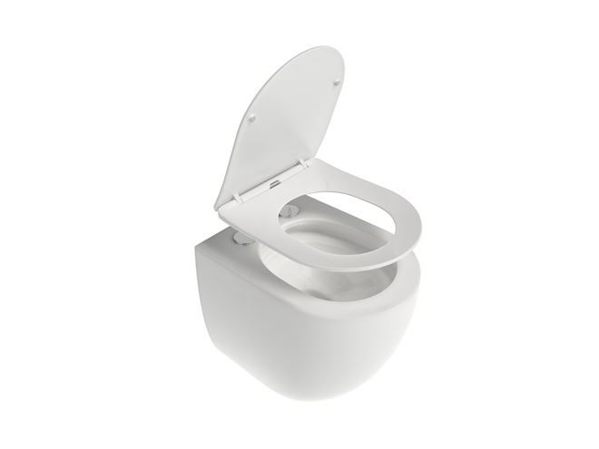 RAVAK CHROME závěsné WC, se SoftClose sedátkem, AquaSpin splachování X03121 Obrázek - fotka