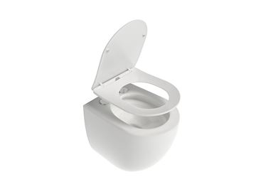RAVAK CHROME závěsné WC, se SoftClose sedátkem, AquaSpin splachování X03121 Obrázek - fotka