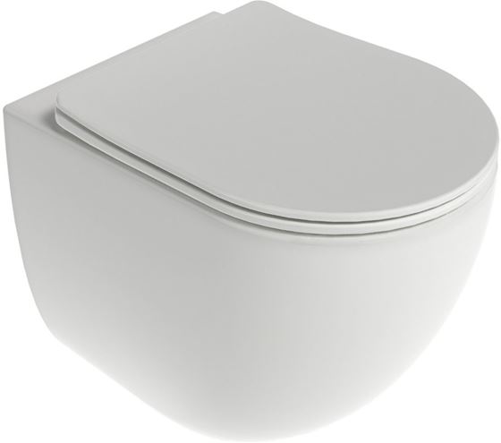 RAVAK CHROME závěsné WC, se SoftClose sedátkem, AquaSpin splachování X03121 Obrázek - Hlavní obrázek