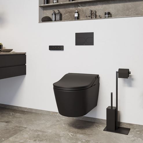CONCEPT 300 WASHLET RW bidetové sedátko, kulaté, SoftClose, matná černá TCF801EBG#MBL Obrázek - fotka