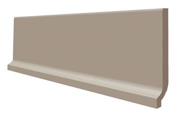 RAKO TAURUS COLOR sokl s požlábkem 8x30 cm, hnědošedá