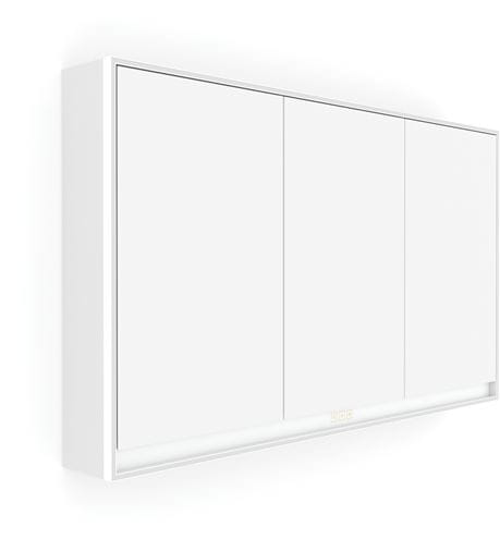 NIMCO GA 1 zrcadlová skříňka vestavná 119,5x70x15 cm, osvětlení s regulací stmívání a teploty světla, s vypínačem a el. zásuvkou, hliník, matná bílá GAB 10006VX-05 Obrázek - Hlavní obrázek