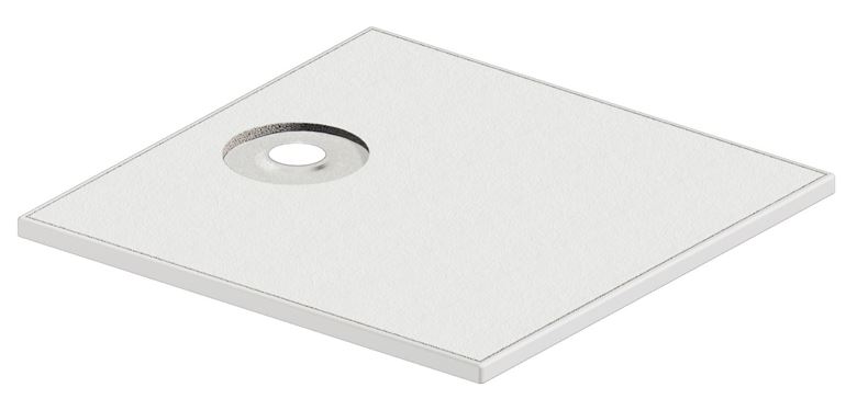 KALDEWEI CALIMA 3211 sprchová vanička 90x90 cm, smaltovaná ocel, Invisible Grip 321111111001 Obrázek - fotka