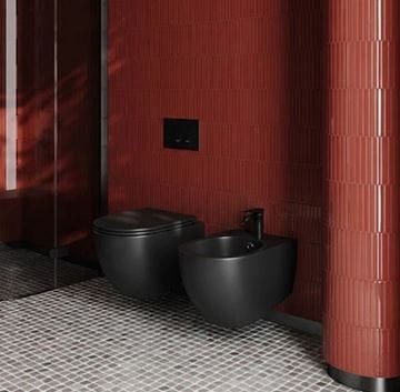ARTCERAM VITA závěsné WC, Rimless splachování, The.Reel, Saniglaze, matt black VIV001 17,00 Obrázek - fotka