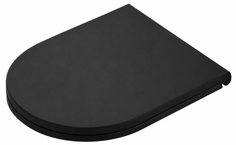 ARTCERAM VITA/SOLIDA WC sedátko, SoftClose, matt black FLA016 17,71 Obrázek - Hlavní obrázek