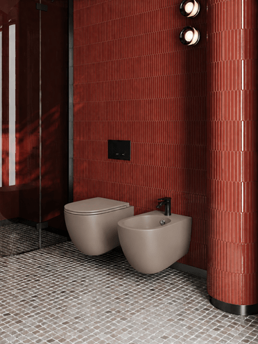 ARTCERAM VITA závěsné WC, Rimless splachování, The.Reel, Saniglaze, brown matera VIV001 41,00 Obrázek - fotka