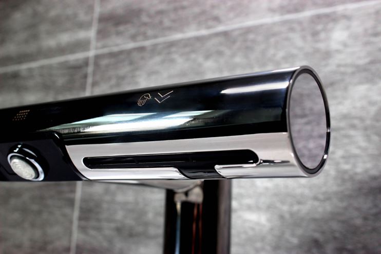 JET DRYER AIRTAP 2V1 umyvadlová senzorová baterie, s osoušečem rukou, napájení ze sítě, chrom 8596220013941 Obrázek - fotka
