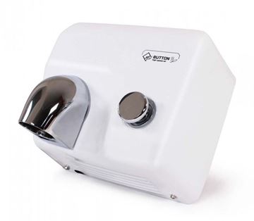 JET DRYER BUTTON horkovzdušný osoušeč rukou, manuální, bílá
