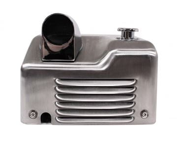 JET DRYER BUTTON horkovzdušný osoušeč rukou, manuální, kartáčovaná nerez ocel 8596220009272 Obrázek - fotka