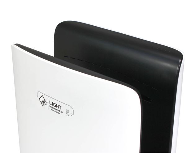 JET DRYER LIGHT tryskový osoušeč rukou, automatický, bílá/černá 8596220013309 Obrázek - fotka