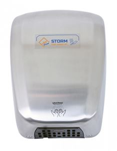 JET DRYER STORM horkovzdušný osoušeč rukou, automatický, kartáčovaná nerez ocel