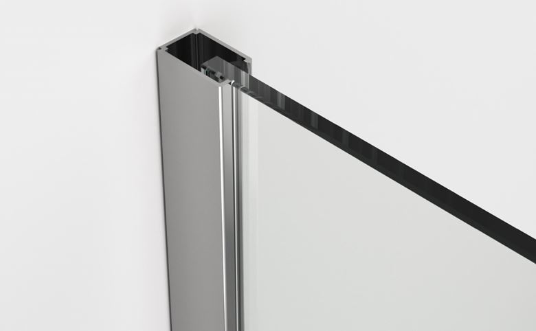 RONAL AMALIA D35F1 boční stěna 90x200 cm, aluchrom/čiré sklo D35F1 090 50 07 Obrázek - fotka
