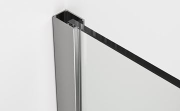 RONAL AMALIA D35F1 boční stěna 90x200 cm, aluchrom/čiré sklo D35F1 090 50 07 Obrázek - fotka