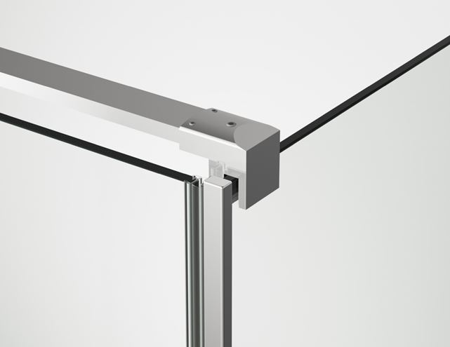 RONAL AMALIA D35F1 boční stěna 90x200 cm, aluchrom/čiré sklo D35F1 090 50 07 Obrázek - fotka