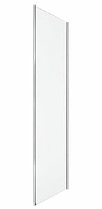 RONAL AMALIA D35F1 boční stěna 90x200 cm, aluchrom/čiré sklo