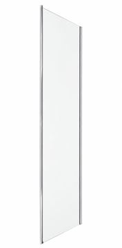 RONAL AMALIA D35F1 boční stěna 90x200 cm, aluchrom/čiré sklo