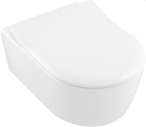 VILLEROY & BOCH AVENTO závěsné WC, se SoftClosing sedátkem, DirectFlush splachování, alpská bílá