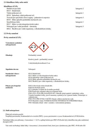 CERESIT CE 40 AQUASTATIC flexibilní spárovací hmota pro spáry 1-8 mm, 2 kg, šedá 3031670 Obrázek - fotka