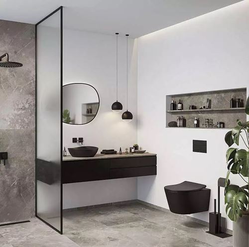 TOTO RP závěsné WC, Rimless splachování, matná černá  CW552RY#MBL Obrázek - fotka