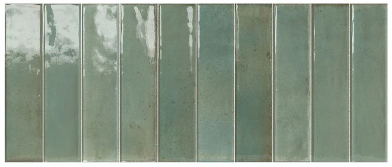SAVOIA ARTISAN obklad 25x60 cm, lesk reliéf, verde SRAR03 Obrázek - Hlavní obrázek