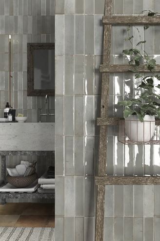 SAVOIA ARTISAN obklad 25x60 cm, lesk reliéf, grigio SRAR02 Obrázek - fotka