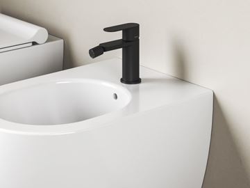 RAVAK CHROME CR II 056.20BL bidetová stojánková baterie, černá X070465 Obrázek - fotka