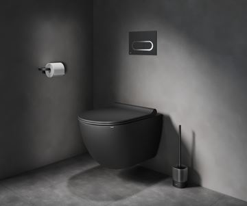 RAVAK CHROME II CR II 400.20BLM držák toaletního papíru, nástěnný, matná černá X07P1383 Obrázek - fotka