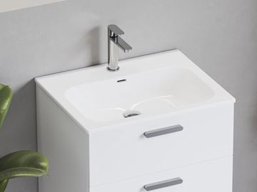 RAVAK CHROME SLIM umyvadlo 60,5 cm, s otvorem pro baterii a přepadem XJX01160008 Obrázek - fotka