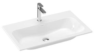 RAVAK CHROME SLIM umyvadlo 80,5 cm, s otvorem pro baterii a přepadem XJX01180002 Obrázek - fotka