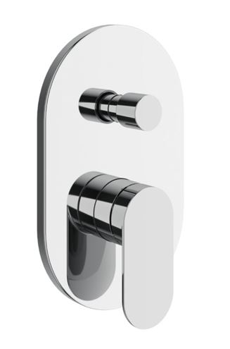 RAVAK CHROME II CR II 065.00CR.O2.RB07 vanová podomítková baterie, s přepínačem, lesklý chrom X070454 Obrázek - Hlavní obrázek