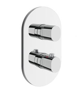 RAVAK CHROME II CR II 067.00CR.O3.RB071 podomítková termostatická baterie, pro 3 spotřebiče, lesklý chrom