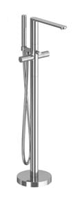 RAVAK CHROME II CR II 080.00CR.RB07A vanová baterie na podlahu, s přepínačem, se sprchovou soupravou, lesklý chrom