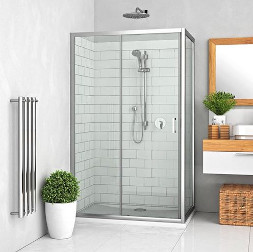 ROTH LEGA LINE LLD2/1500 sprchové dveře 150x190 cm, posuvné, brillant/sklo transparent 556-1500000-00-02 Obrázek - fotka