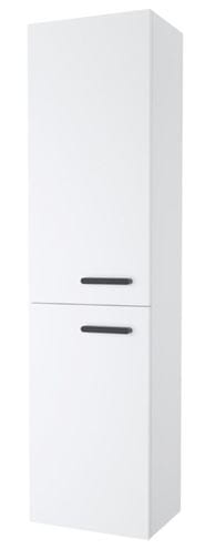 RAVAK SB CHROME II 39 L vysoká skříňka 39x29x150 cm, 2 dvířka, panty vlevo, úchytka černá/lesklá bílá X000001748 Obrázek - Hlavní obrázek